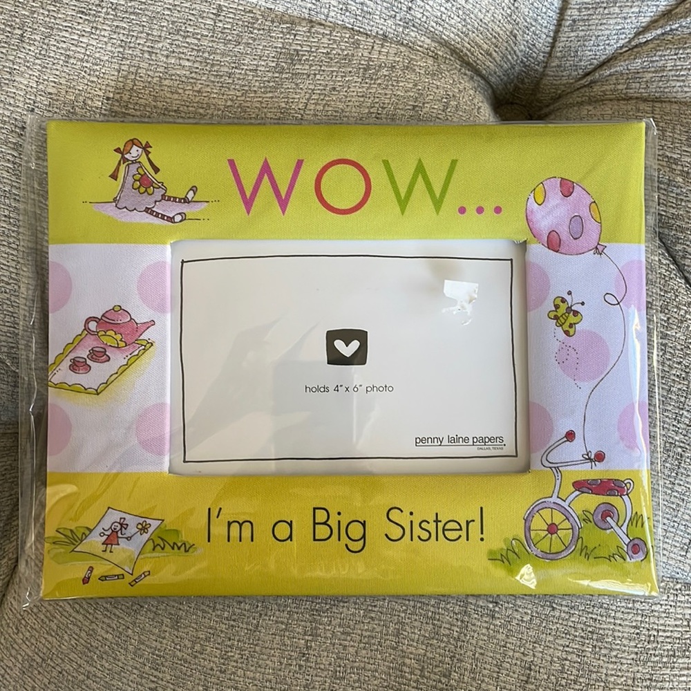 I’m A Big Sister Photo Picture Frame 4 by 6